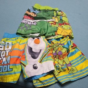 3 Boys 2T swim trunks